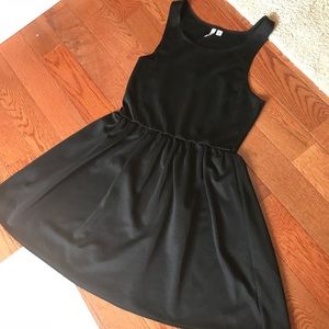 Frenchi Black skater dress